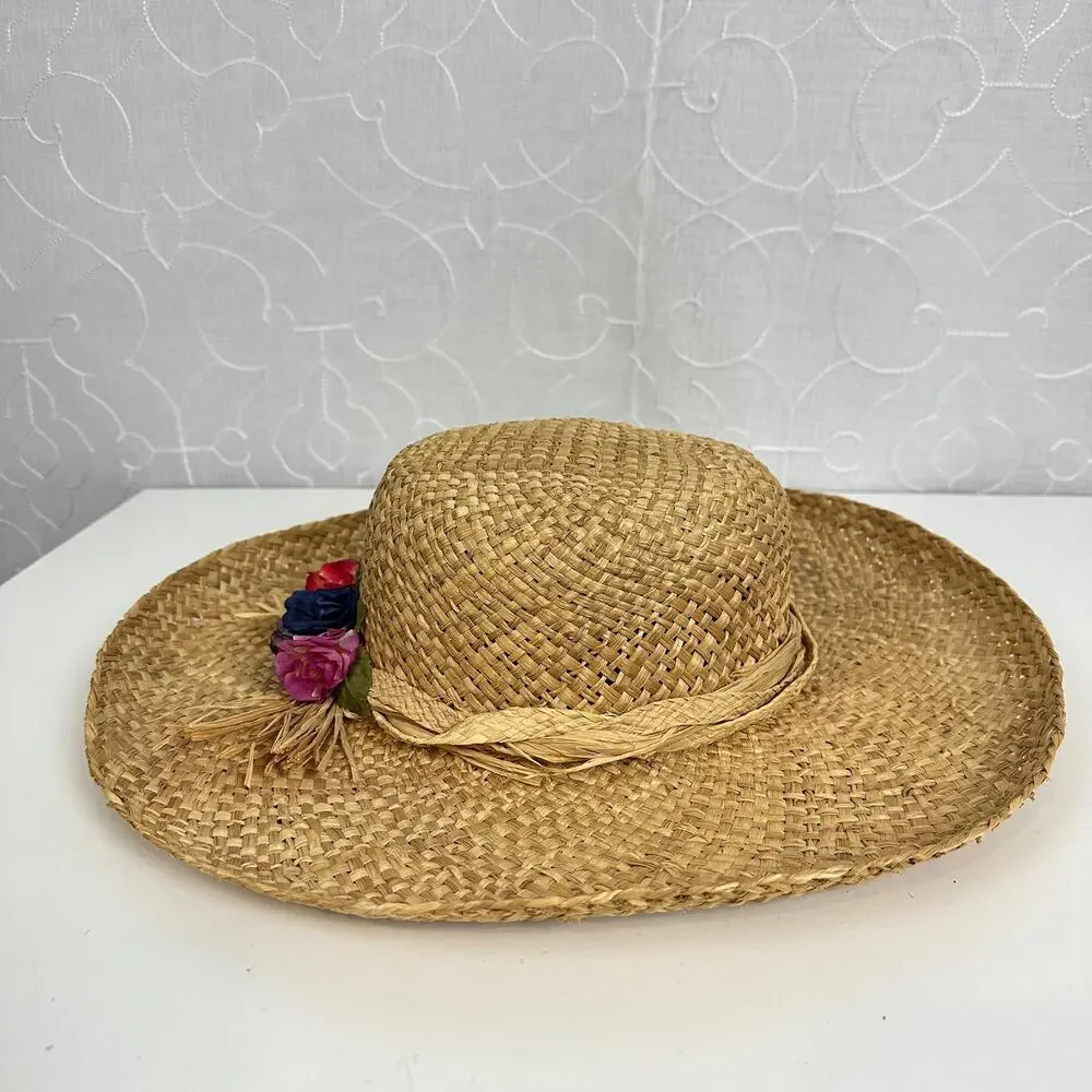 Womens Woven Straw Hat 8